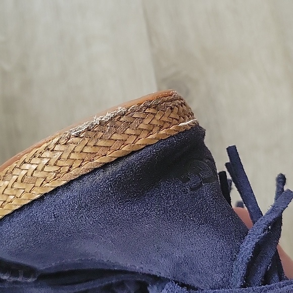 UGG Blue Suede Fringe Boots - Picture 5 of 6